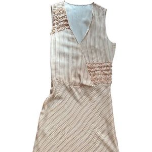 VINTAGE Ruffle Detail Dress | Size S